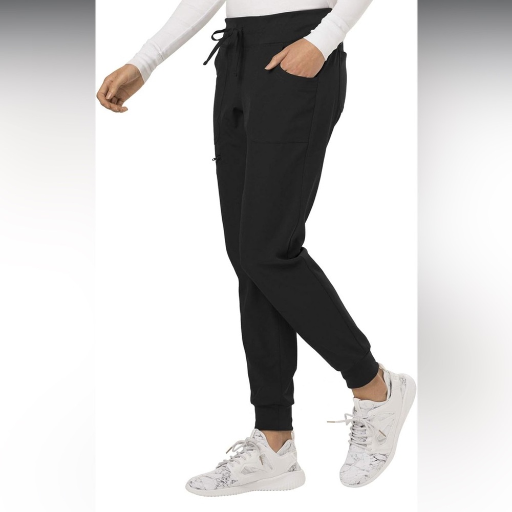 HeartSoul Black Jogger Scrub Pants Small Petite